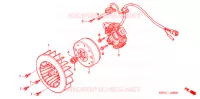 ALTERNATEUR (SC1255,6,8) pour Honda ELITE 125 de 2009
