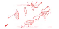 CLIGNOTANT AVANT (SC1258) pour Honda ELITE 125 de 2009