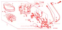 COMPTEUR DE VITESSE (SC1255,6,8) pour Honda ELITE 125 de 2009