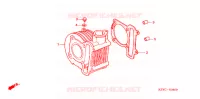 CYLINDRE (SC1255,6,8) pour Honda ELITE 125 de 2009