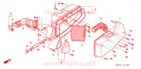 FILTRE A AIR (SC1255,6,8) pour Honda ELITE 125 de 2009