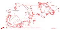 GUIDON   CARENAGE (3) pour Honda ELITE 125 de 2009