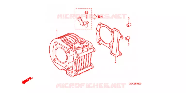CYLINDRE Honda SCOOTER 110 SPACY 2013  SCR1104WHD