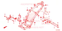 CADRE pour Honda SH 125 ABS SPECIAL 2F de 2013