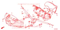 GUIDON   CARENAGE pour Honda SH 125 ABS SPECIAL 2F de 2013