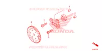 POMPE A HUILE pour Honda SH 125 ABS SPECIAL 2F de 2013