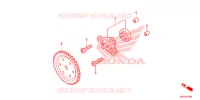 POMPE A HUILE pour Honda SH 125 ABS D SPECIAL 4E de 2013