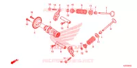 ARBRE A CAMES   SOUPAPE pour Honda SH 125 SPECIAL 3F de 2013