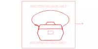 SAC INTERIEUR DE TOP CASE pour Honda SH 125 SPECIAL 3F de 2013