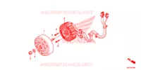 ROTOR   STATOR pour Honda SH 125 de 2013