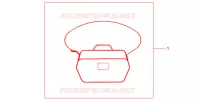 SAC INTERIEUR DE TOP CASE pour Honda SH 125 de 2013