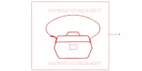 SAC INTERIEUR DE TOP CASE pour Honda SH 125 de 2013