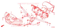 GUIDON   CARENAGE pour Honda SH 125 D SPECIAL 3ED de 2013