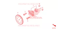 POMPE A HUILE pour Honda SH 125 D SPECIAL 3ED de 2013