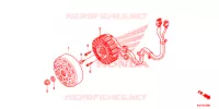 ROTOR   STATOR pour Honda SH 125 D SPECIAL 3ED de 2013
