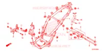 CADRE pour Honda SH 125 D de 2013