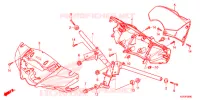 GUIDON   CARENAGE pour Honda SH 125 D de 2013