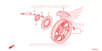 ROUE ARRIERE pour Honda SH 125 D de 2013