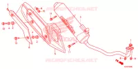 SILENCIEUX D'ECHAPPEMENT pour Honda SH 125 D de 2013