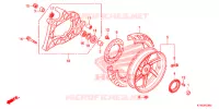 ROUE ARRIERE   BRAS OSCILLANT pour Honda SH 300 ABS de 2013