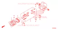 VILEBREQUIN   PISTON pour Honda SH 300 ABS de 2013
