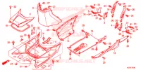 MARCHE PIEDS pour Honda SH 150 ABS SPECIAL 4E de 2013