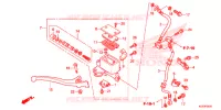 MAITRE CYLINDRE DE FREIN AVANT (SH125A,AD/SH150A,AD) pour Honda SH 150 ABS D SPECIAL 2F de 2013