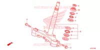 TE DE FOURCHE pour Honda SH 150 ABS D SPECIAL 2F de 2013