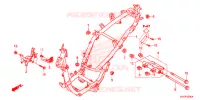 CADRE pour Honda SH 150 ABS D SPECIAL 4E de 2013