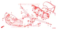 GUIDON   CARENAGE pour Honda SH 150 ABS D SPECIAL 4E de 2013