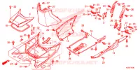 MARCHE PIEDS pour Honda SH 150 ABS D SPECIAL 4E de 2013