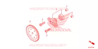 POMPE A HUILE pour Honda SH 150 ABS D SPECIAL 4E de 2013