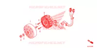 ROTOR   STATOR pour Honda SH 150 ABS D SPECIAL 4E de 2013