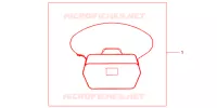 SAC INTERIEUR DE TOP CASE pour Honda SH 150 ABS D SPECIAL 4E de 2013