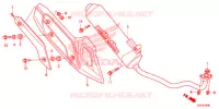 SILENCIEUX D'ECHAPPEMENT pour Honda SH 150 ABS D SPECIAL 4E de 2013