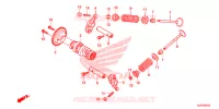 ARBRE A CAMES   SOUPAPE pour Honda SH 150 D SPECIAL 2F de 2013