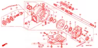 ENGRENAGE FINAL ARRIERE pour Honda TRX 250 FOURTRAX RECON Electric Shift de 2011