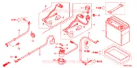 BATTERIE pour Honda FOURTRAX 420 RANCHER 4X4 Electric Shift CAMO de 2011