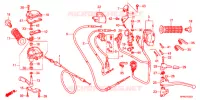 LEVIER DE GUIDON   CABLE   COMMODO pour Honda FOURTRAX 420 RANCHER 4X4 Electric Shift CAMO de 2011