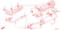 SILENCIEUX D'ECHAPPEMENT pour Honda FOURTRAX 420 RANCHER 4X4 Electric Shift CAMO de 2011
