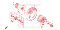 ROUE AVANT pour Honda FOURTRAX 420 RANCHER 4X4 Electric Shift de 2011