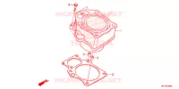 CYLINDRE pour Honda FOURTRAX 420 RANCHER 4X4 AT de 2013
