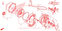 FLASQUE   MACHOIRES DE FREIN ARRIERE pour Honda FOURTRAX 500 FOREMAN RUBICON Hydrostatic de 2014