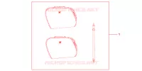 SAC INTERIEUR DE VALISE pour Honda VFR 1200 DCT de 2014