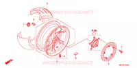 ROUE ARRIERE pour Honda VFR 1200 DCT de 2013