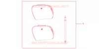 SAC INTERIEUR DE VALISE pour Honda VFR 1200 DCT de 2013