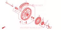 ROUE AVANT pour Honda VT 1300 FURY de 2010