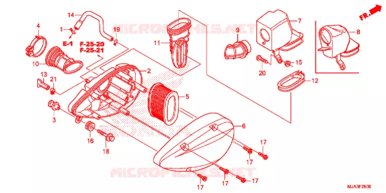 FILTRE A AIR Honda MOTO 750 SHADOW 2013  VT750C2SD