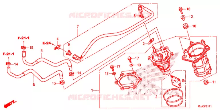 POMPE A ESSENCE (VT750S) Honda MOTO 750 VT 2013  VT750SD