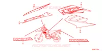 AUTOCOLLANTS pour Honda XR 125 L  ARRANQUE ELÉCTRICO de 2010